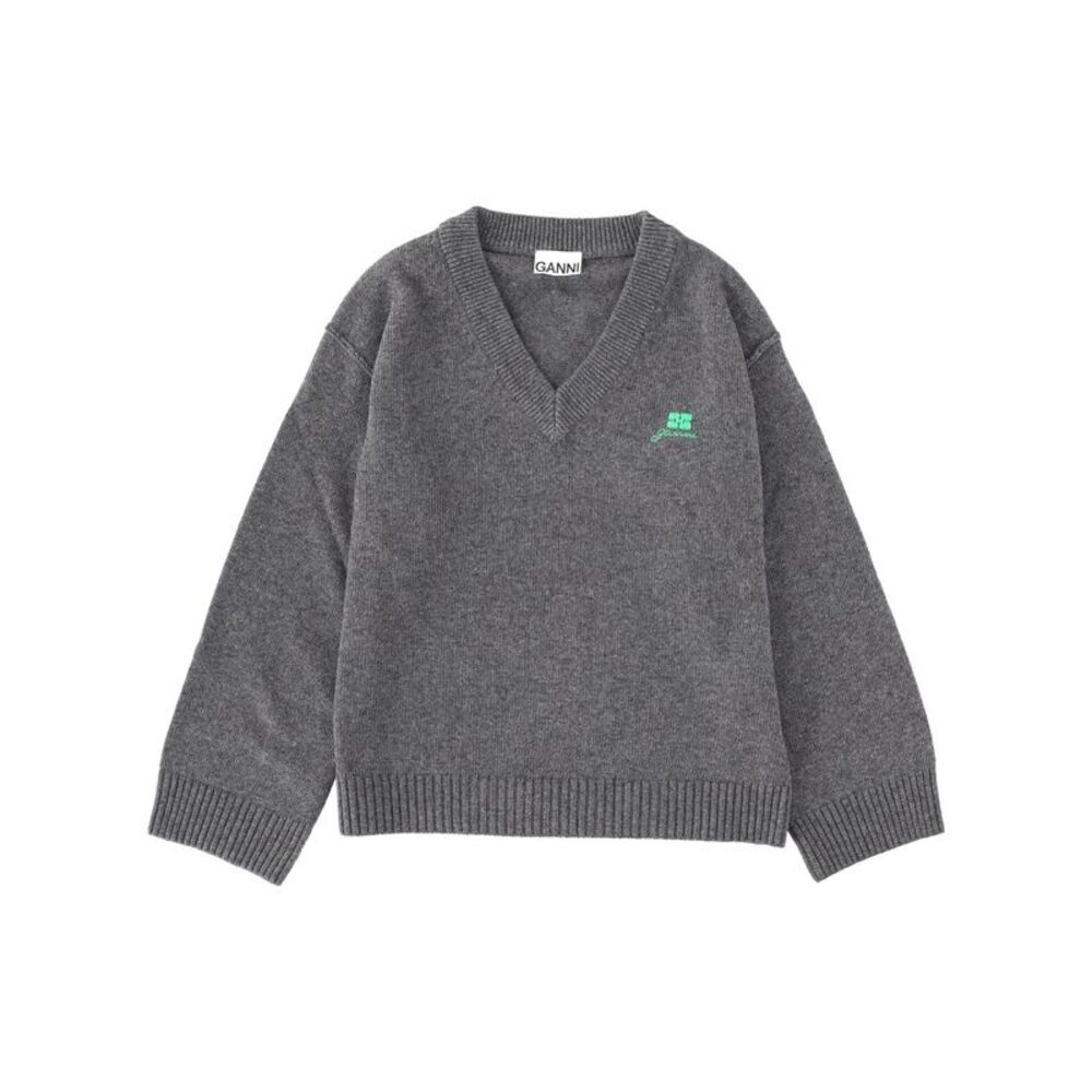 Ganni Women Logo Sweater